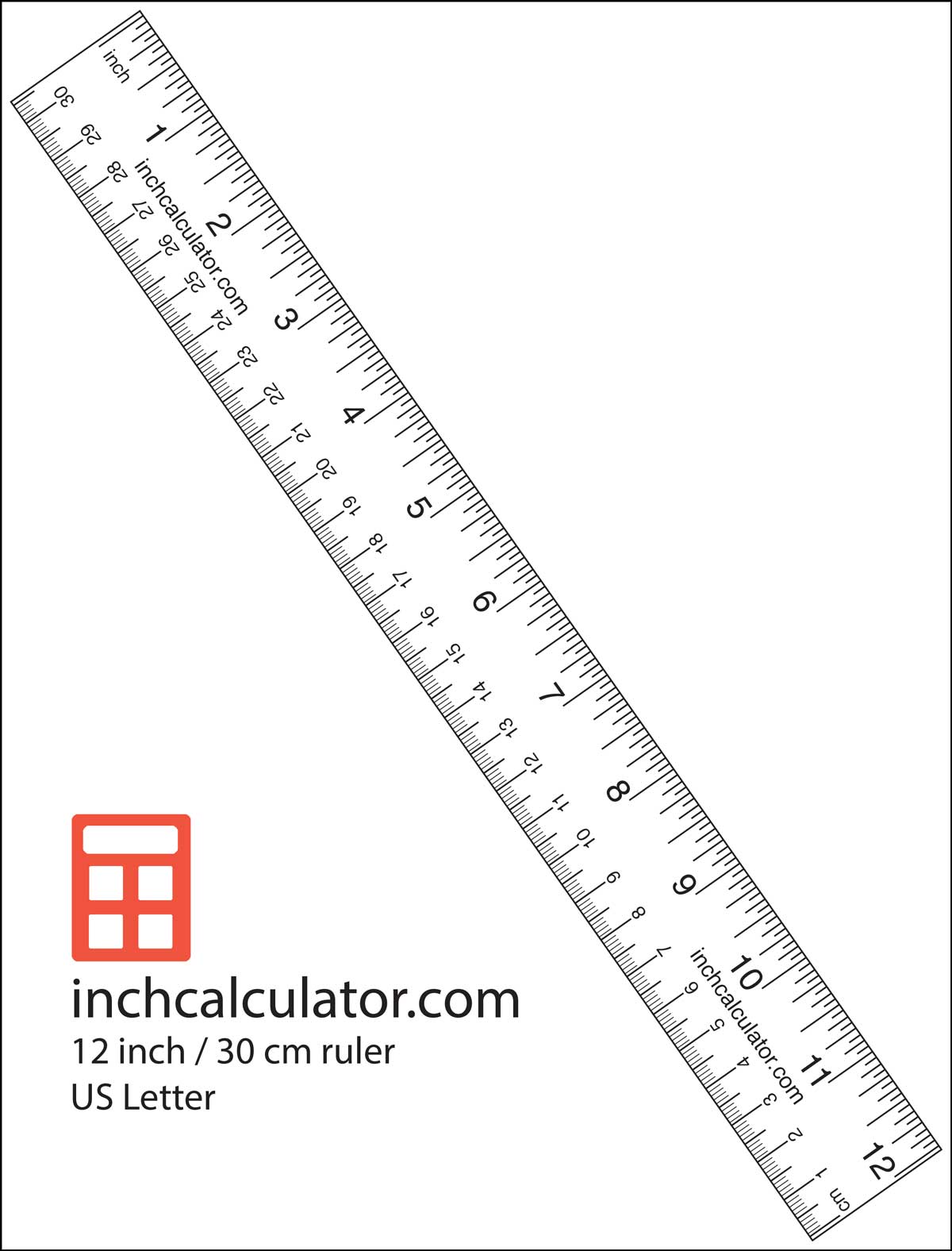 Detail Pic Of Ruler In Inches Nomer 13