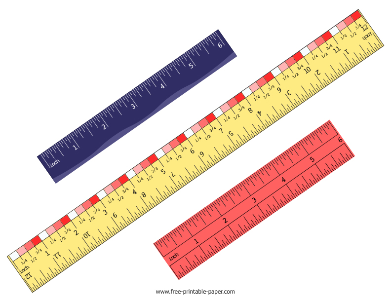 Detail Pic Of Ruler In Inches Nomer 56