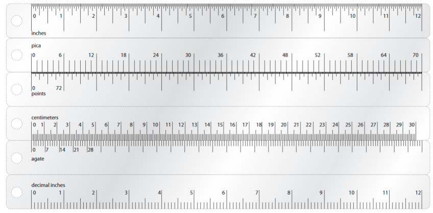 Detail Pica Ruler Printable Nomer 8