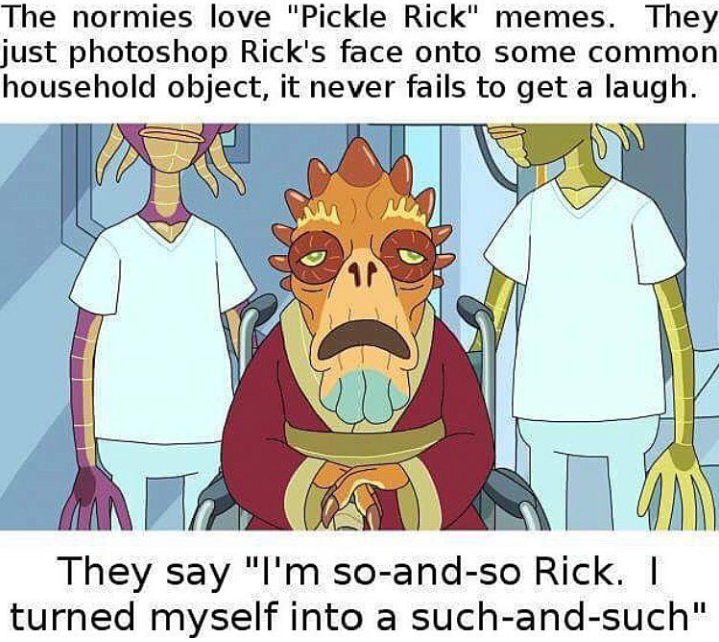 Detail Pickle Rick Meme Nomer 44