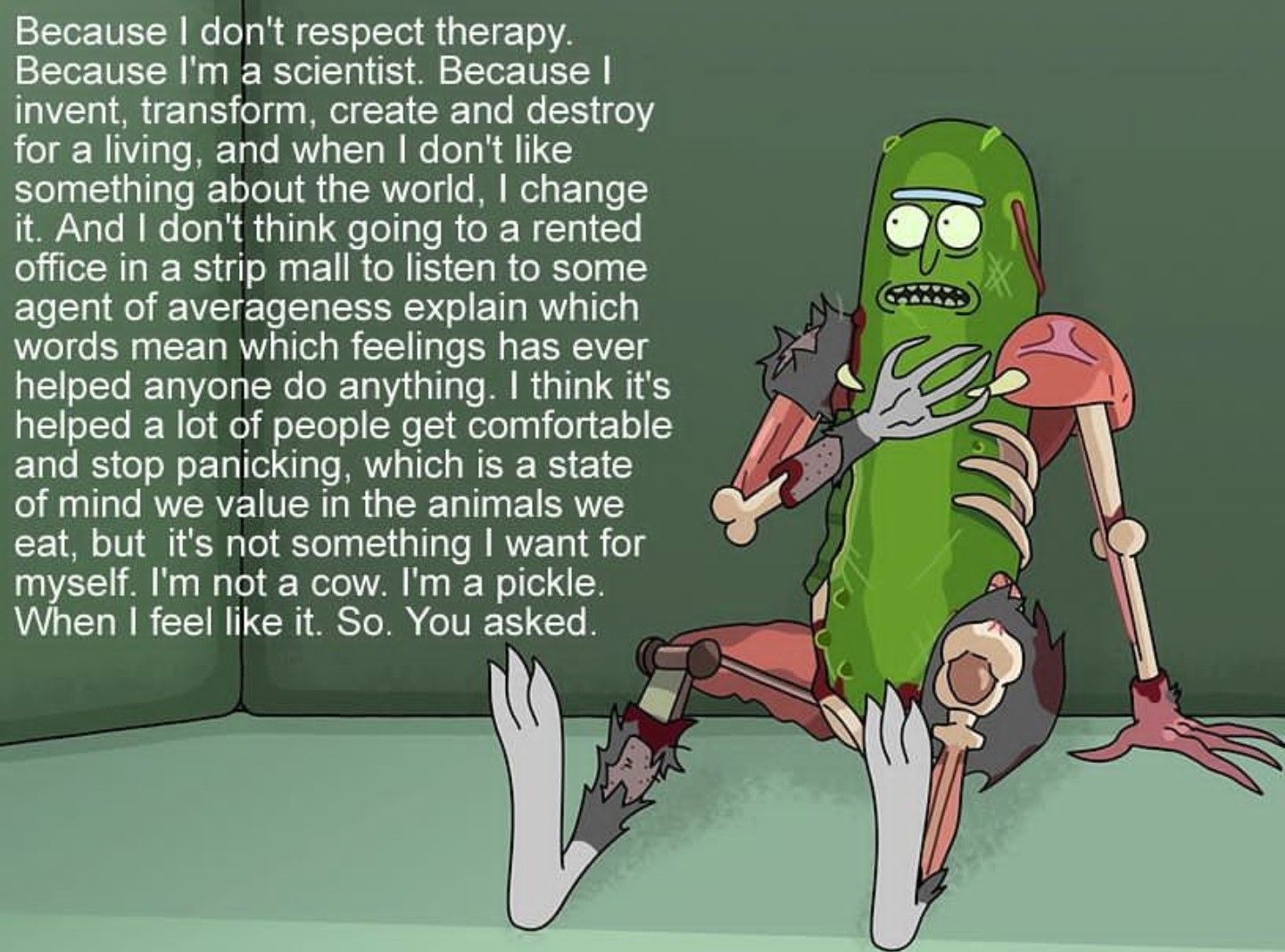 Pickle Rick Quotes - KibrisPDR