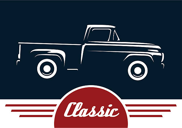 Detail Pickup Truck Silhouette Clip Art Nomer 15