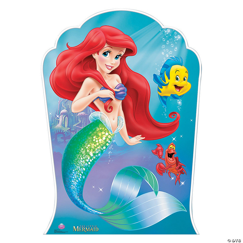 Disney's The Little Mermaid™ Ariel & Friends Life-Size Cardboard Stand-Up | Oriental Trading