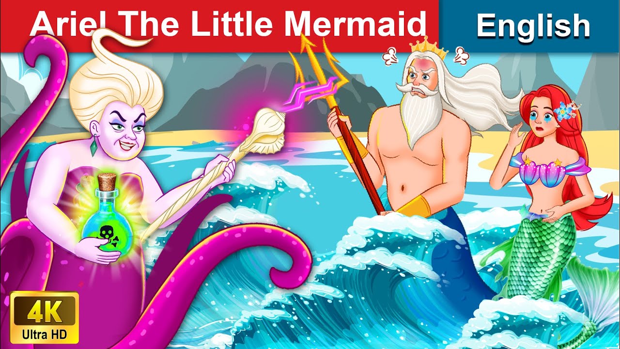 Ariel The Little Mermaid 👸 Bedtime Stories 🌛 Fairy Tales For Teenagers | Woa Fairy Tales - Youtube