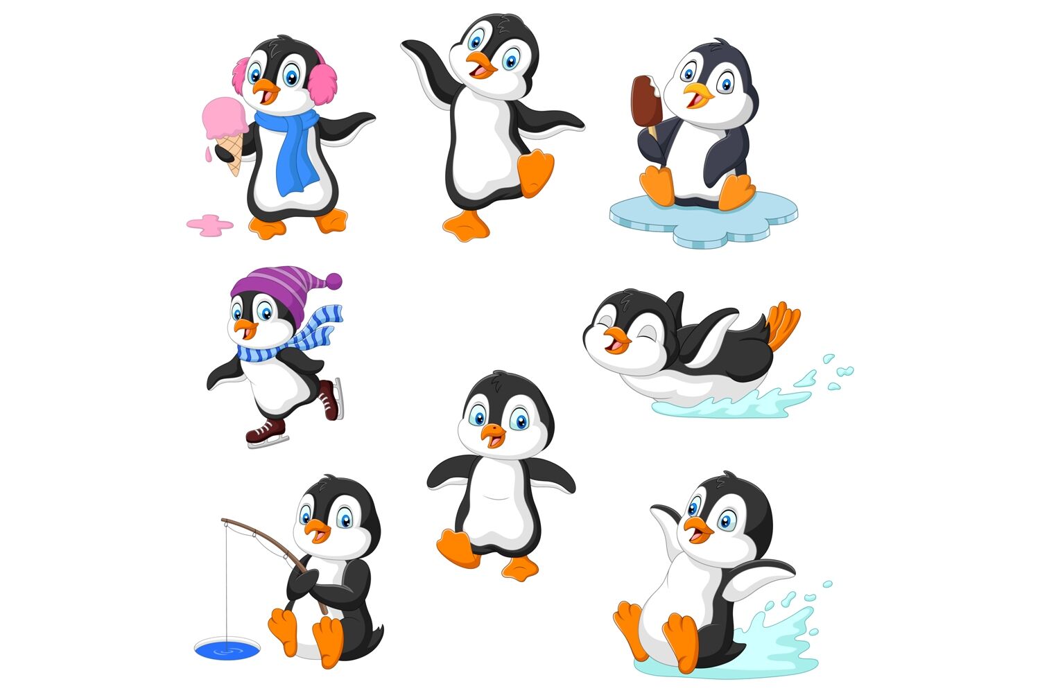 Detail Pics Of Cartoon Penguins Nomer 13