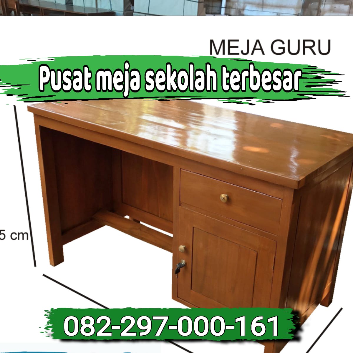 Detail Meja Guru Minimalis Nomer 16