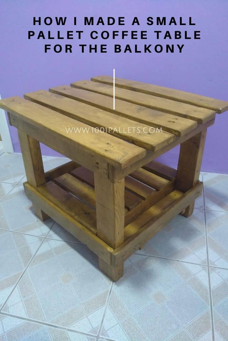 Detail Meja Kopi Pallet Nomer 33