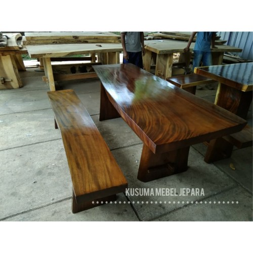 Detail Meja Panjang Kayu Nomer 28