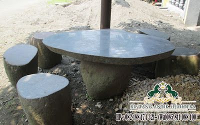 Detail Meja Taman Beton Nomer 22