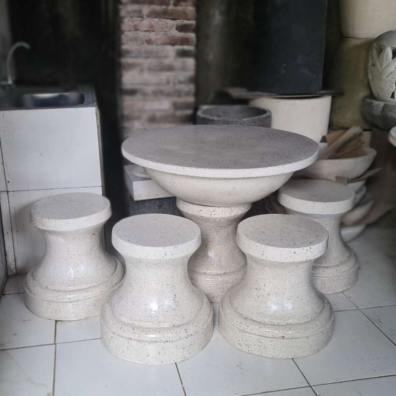 Detail Meja Taman Beton Nomer 32