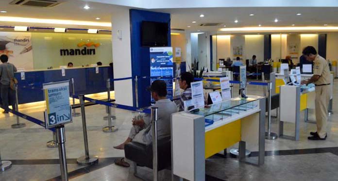 Detail Meja Teller Bank Mandiri Nomer 14