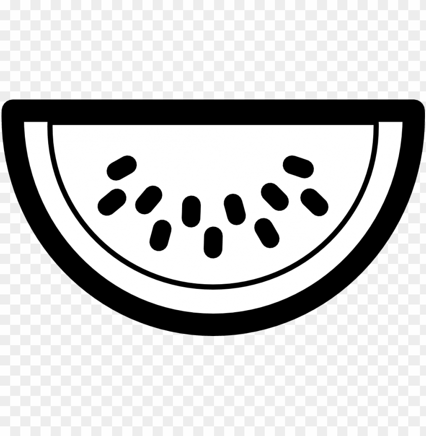 Detail Melon Clipart Black And White Nomer 27