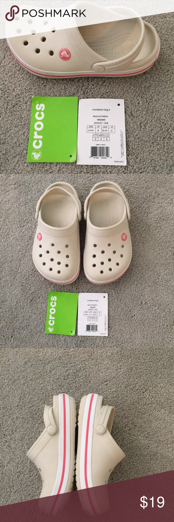 Detail Melon Colored Crocs Nomer 23