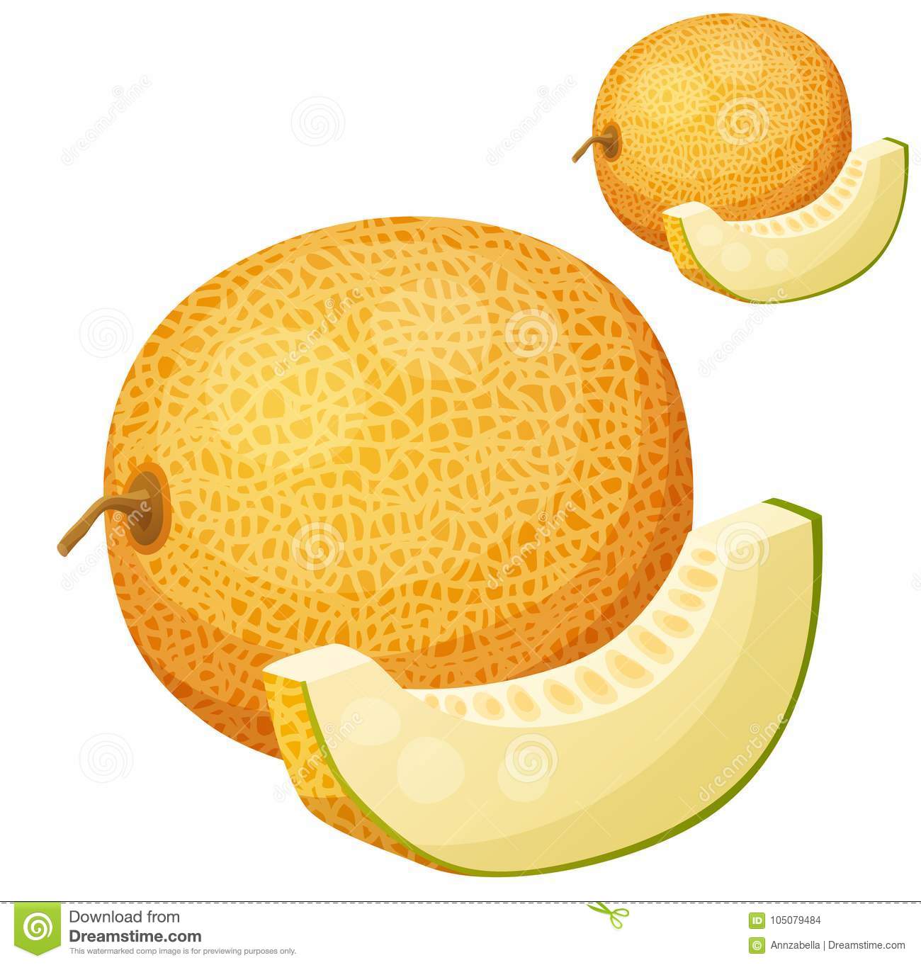 Detail Melon Vector Nomer 30