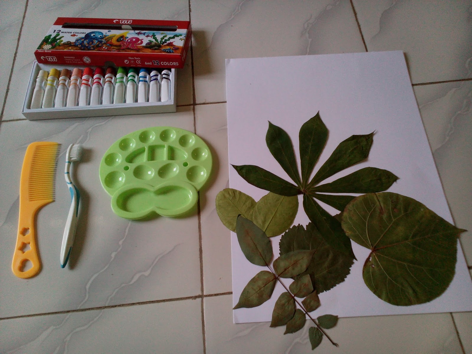 Detail Melukis Daun Dengan Cat Air Nomer 29