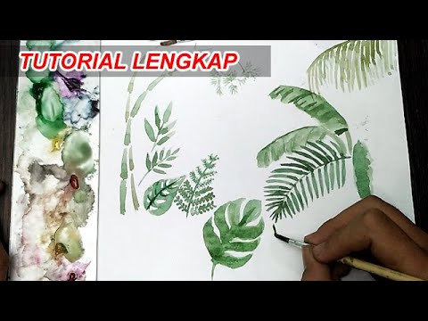 Detail Melukis Daun Dengan Cat Air Nomer 5