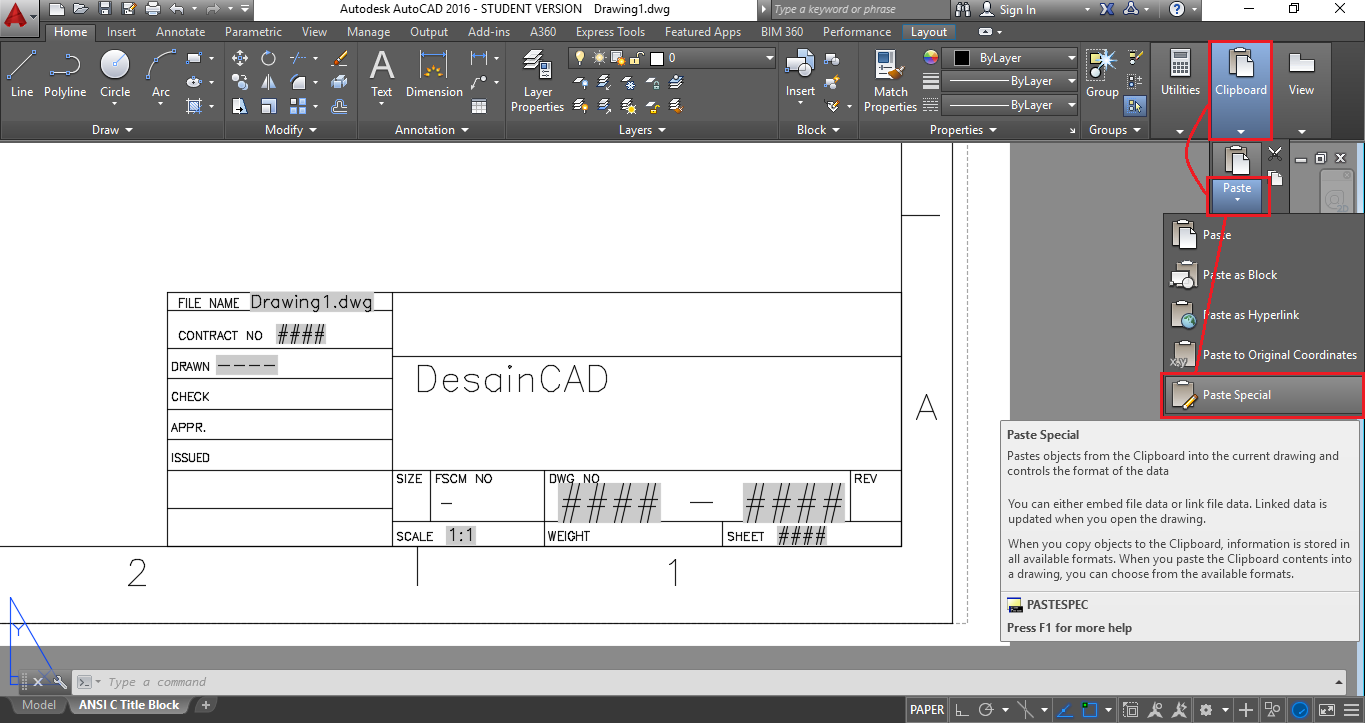 Detail Memasukkan Gambar Diautocad Nomer 9