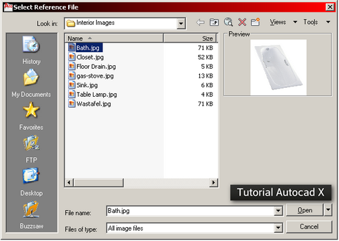 Detail Memasukkan Gambar Diautocad Nomer 11