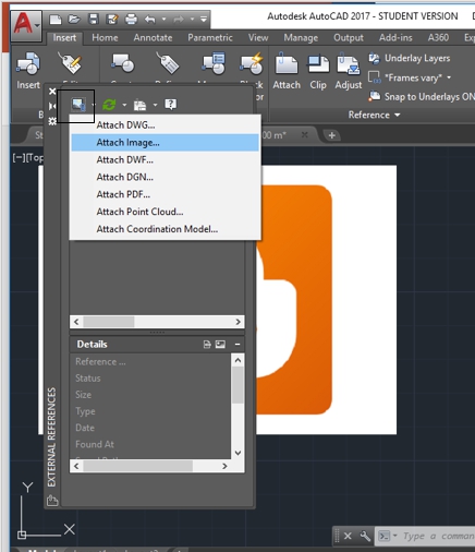 Detail Memasukkan Gambar Diautocad Nomer 3