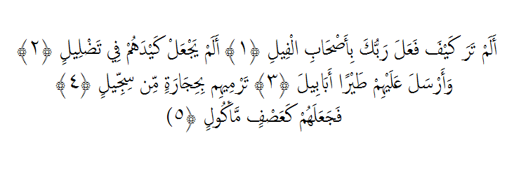 Detail Membaca Surat Al Fiil Nomer 34