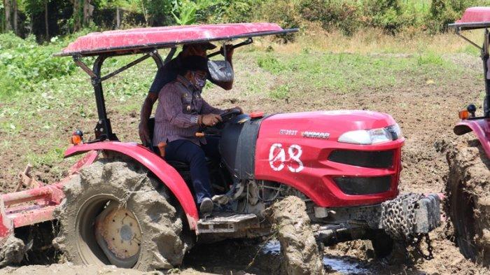 Detail Membajak Sawah Dengan Traktor Nomer 14