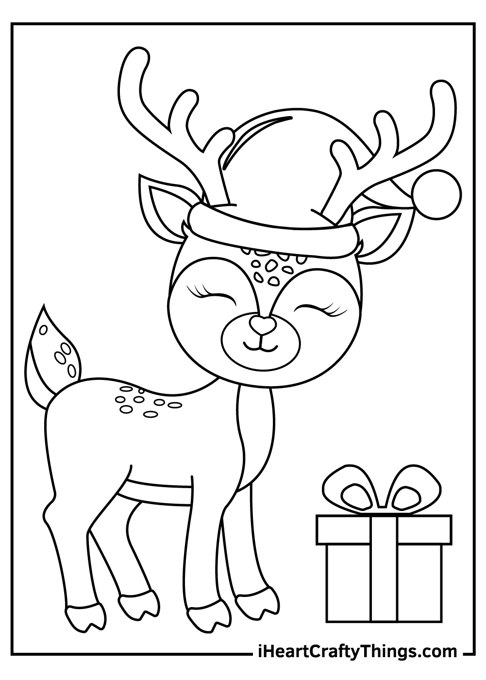 Detail Pics Of Reindeer In Christmas Nomer 32