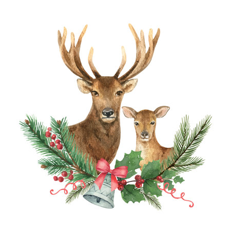 Detail Pics Of Reindeer In Christmas Nomer 47