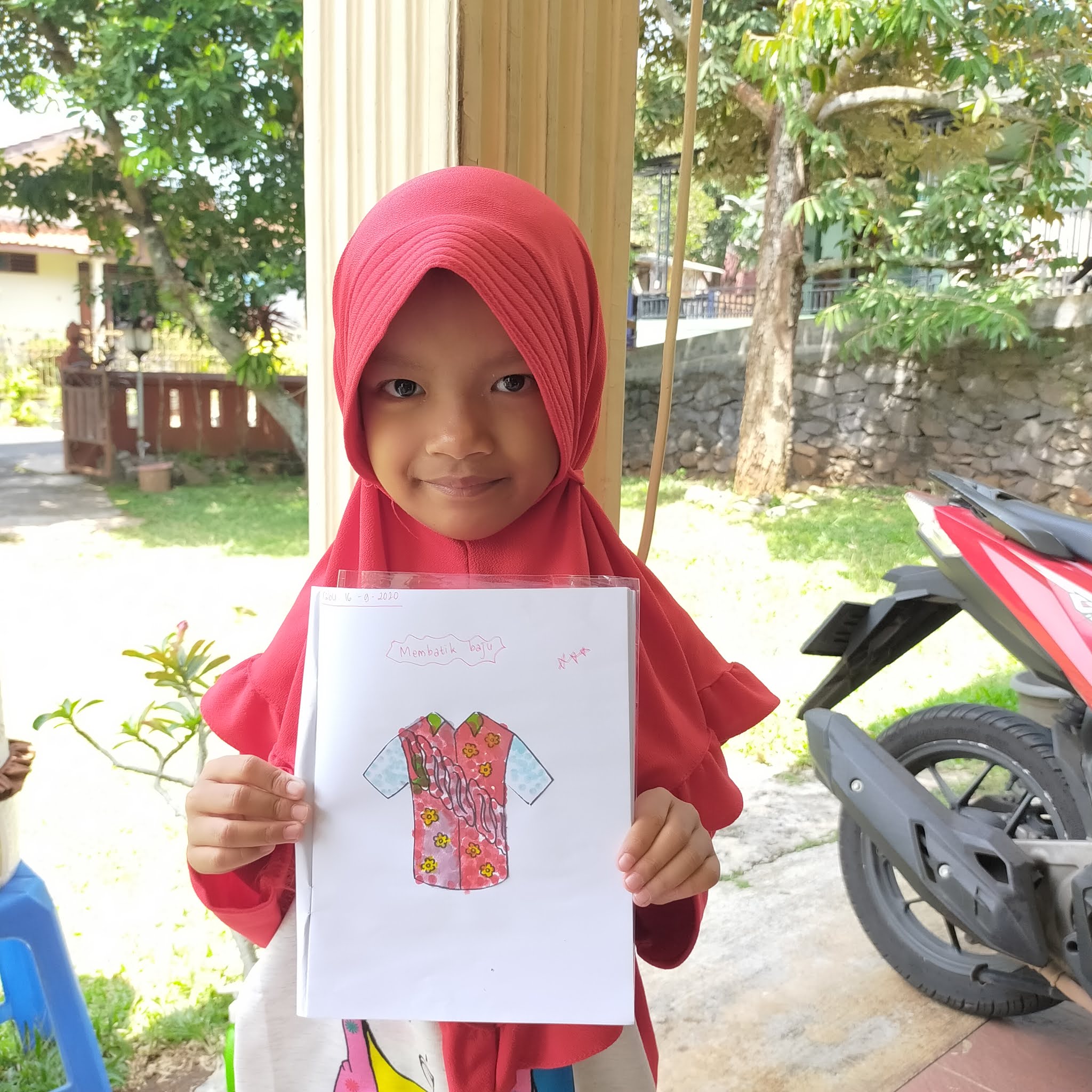 Detail Membatik Gambar Baju Untuk Anak Tk Nomer 15