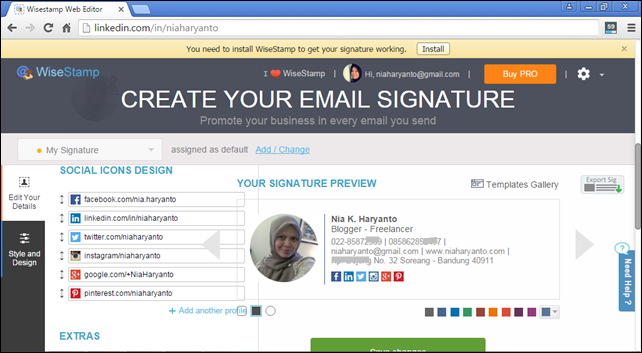 Detail Memberi Gambar Pada Signature Email Nomer 22