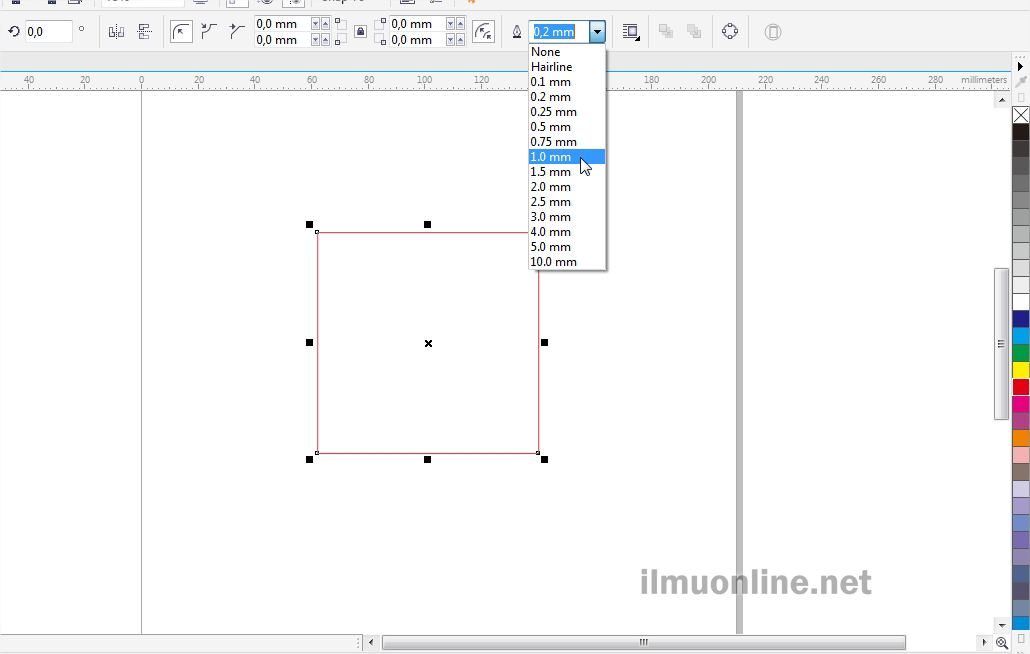 Detail Memberi Outline Pada Gambar Corel Nomer 33