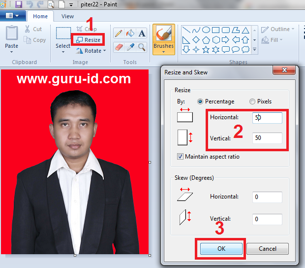 Detail Membesarkan Ukuran Gambar Kb Nomer 26