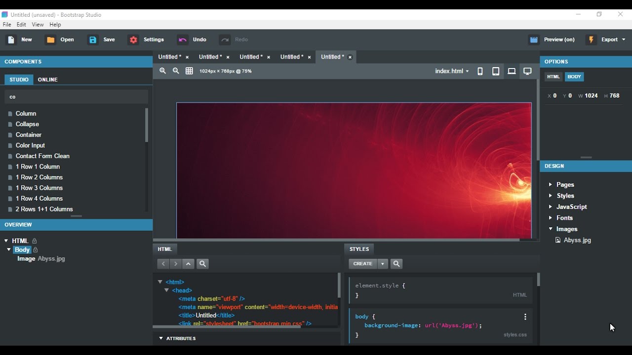 Detail Membuat Background Di Bootstrap Nomer 20