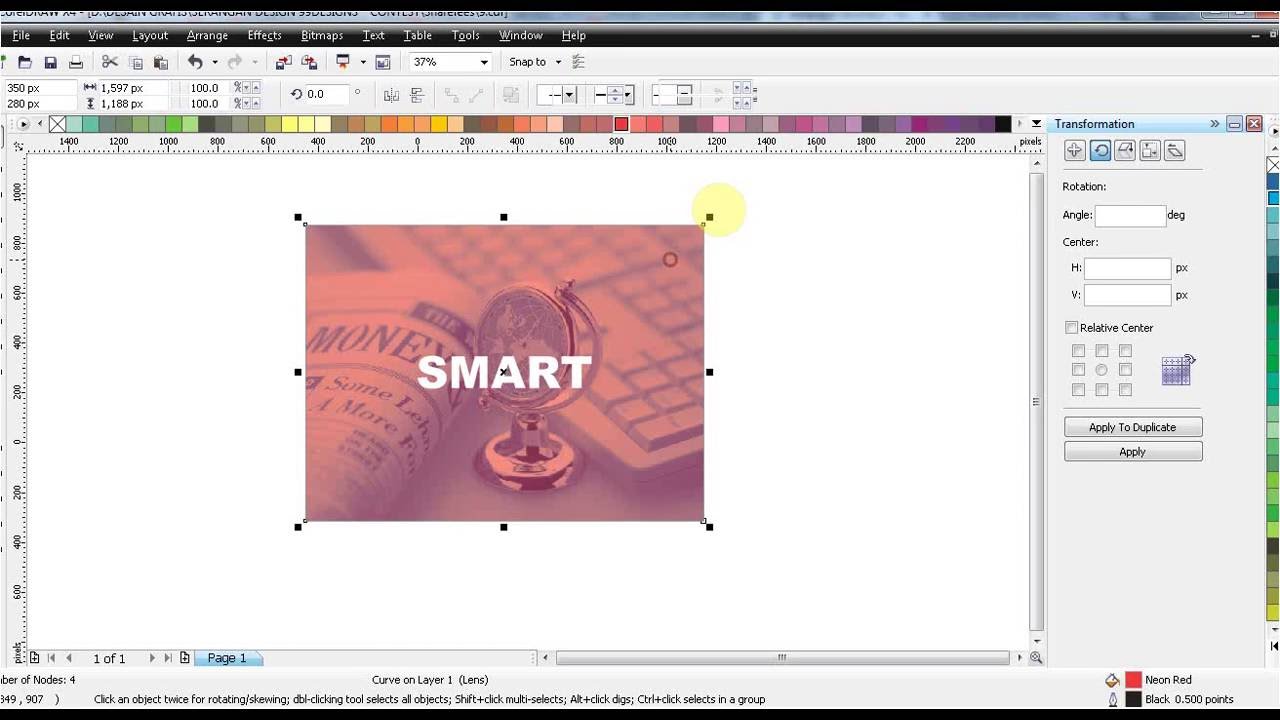 Detail Membuat Background Di Coreldraw Nomer 9
