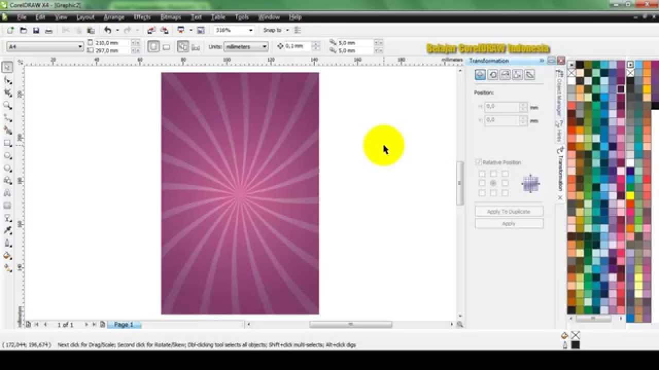 Detail Membuat Background Menarik Dengan Coreldraw Nomer 2