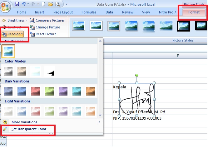 Detail Membuat Background Transparan Di Excel Nomer 13