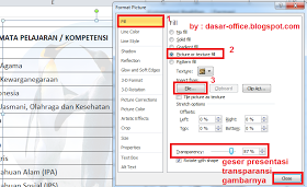Detail Membuat Background Transparan Di Excel Nomer 14