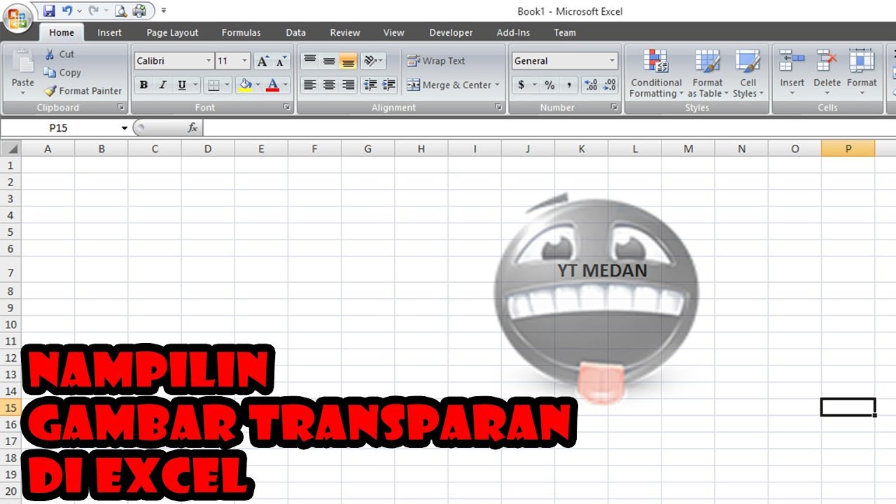 Detail Membuat Background Transparan Di Excel Nomer 4