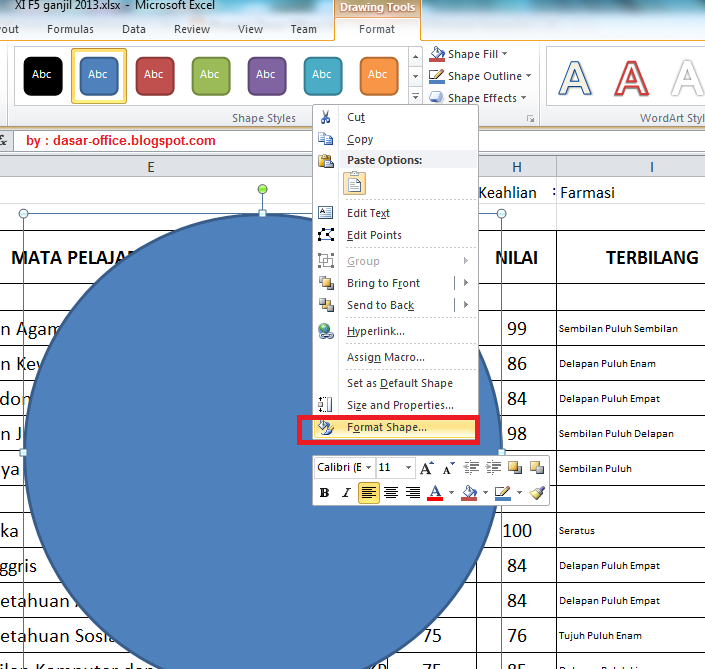 Detail Membuat Background Transparan Di Excel Nomer 5