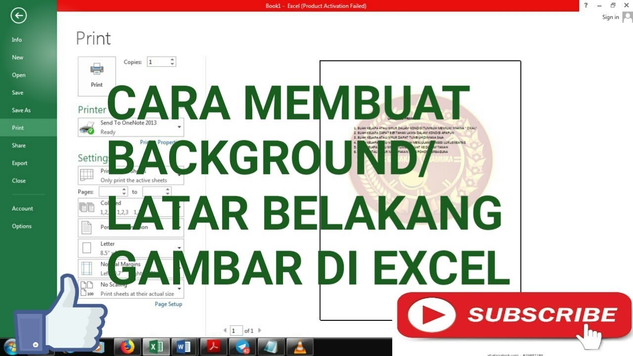 Detail Membuat Background Transparan Di Excel Nomer 8