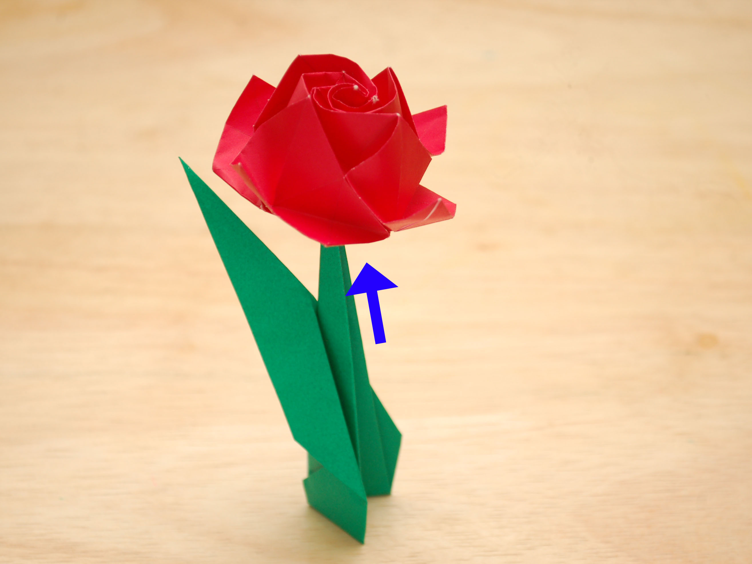 Detail Membuat Bunga Mawar Dari Kertas Origami Nomer 15
