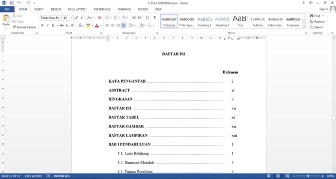 Detail Membuat Daftar Gambar Otomatis Di Daftar Isi Nomer 12