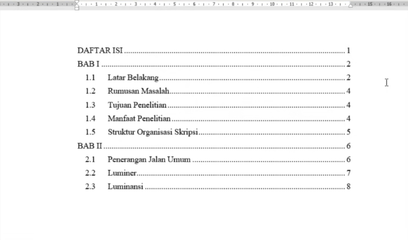 Detail Membuat Daftar Gambar Skripsi Nomer 22