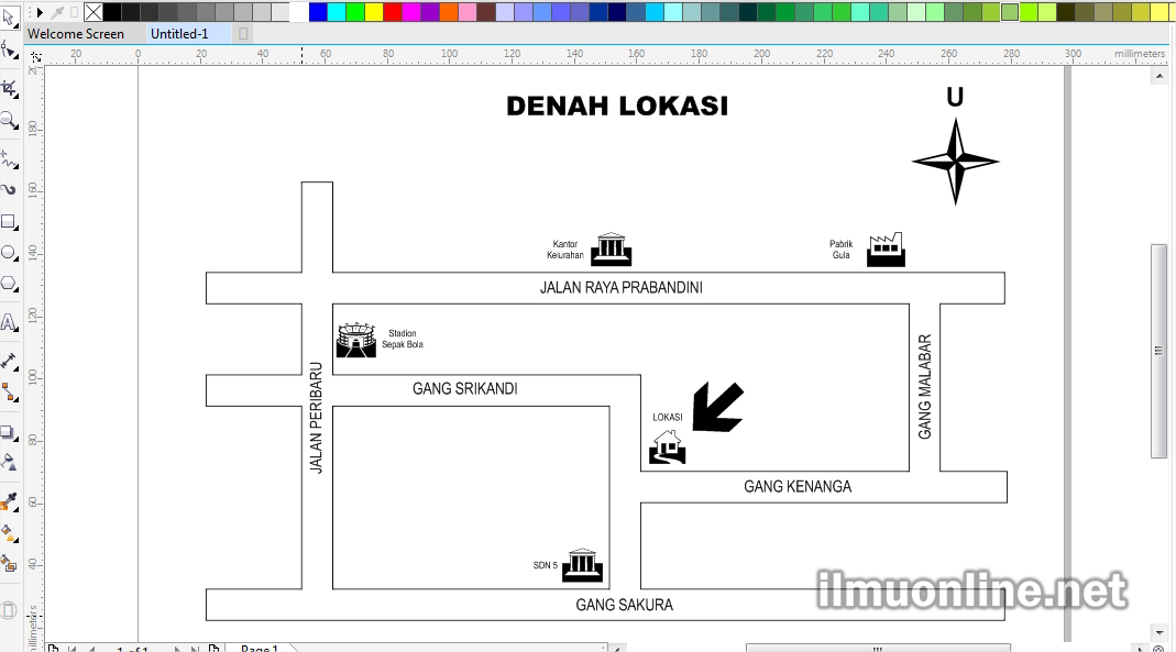 Detail Membuat Denah Undangan Nomer 30