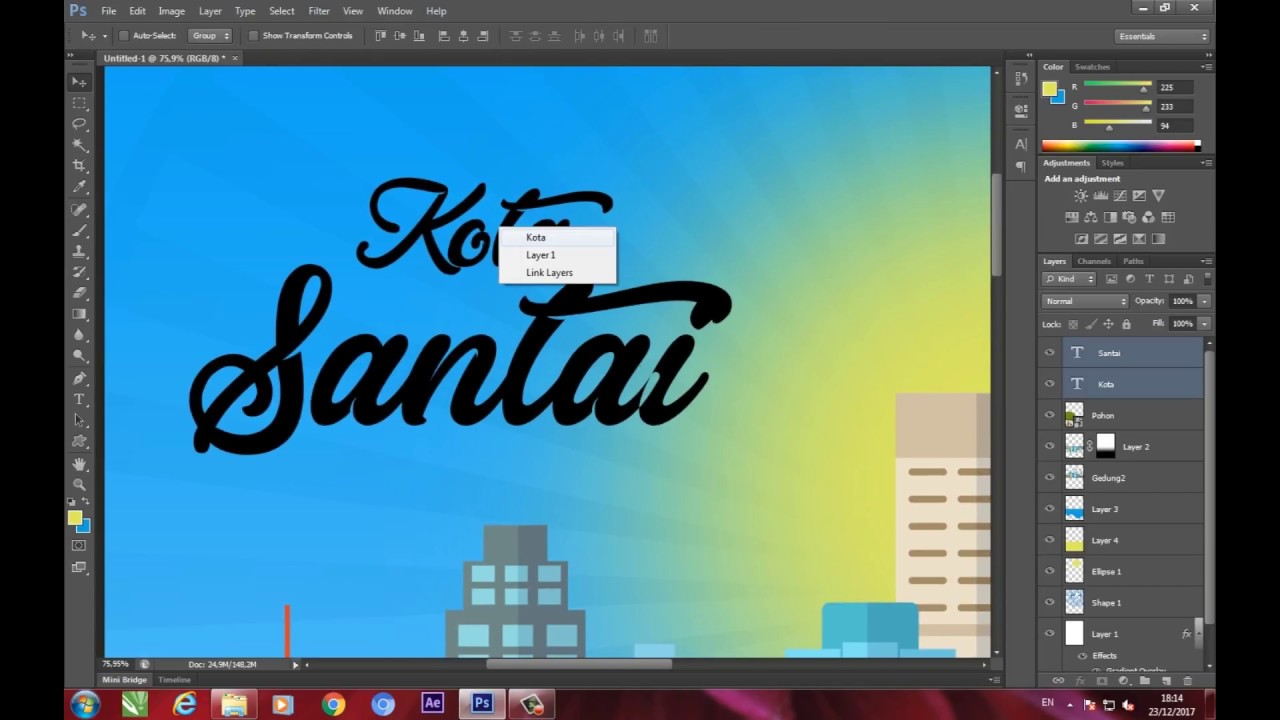 Detail Membuat Desain Grafis Dengan Photoshop Nomer 20