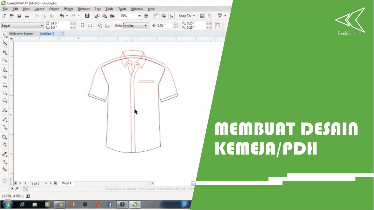 Membuat Desain Kemeja - KibrisPDR