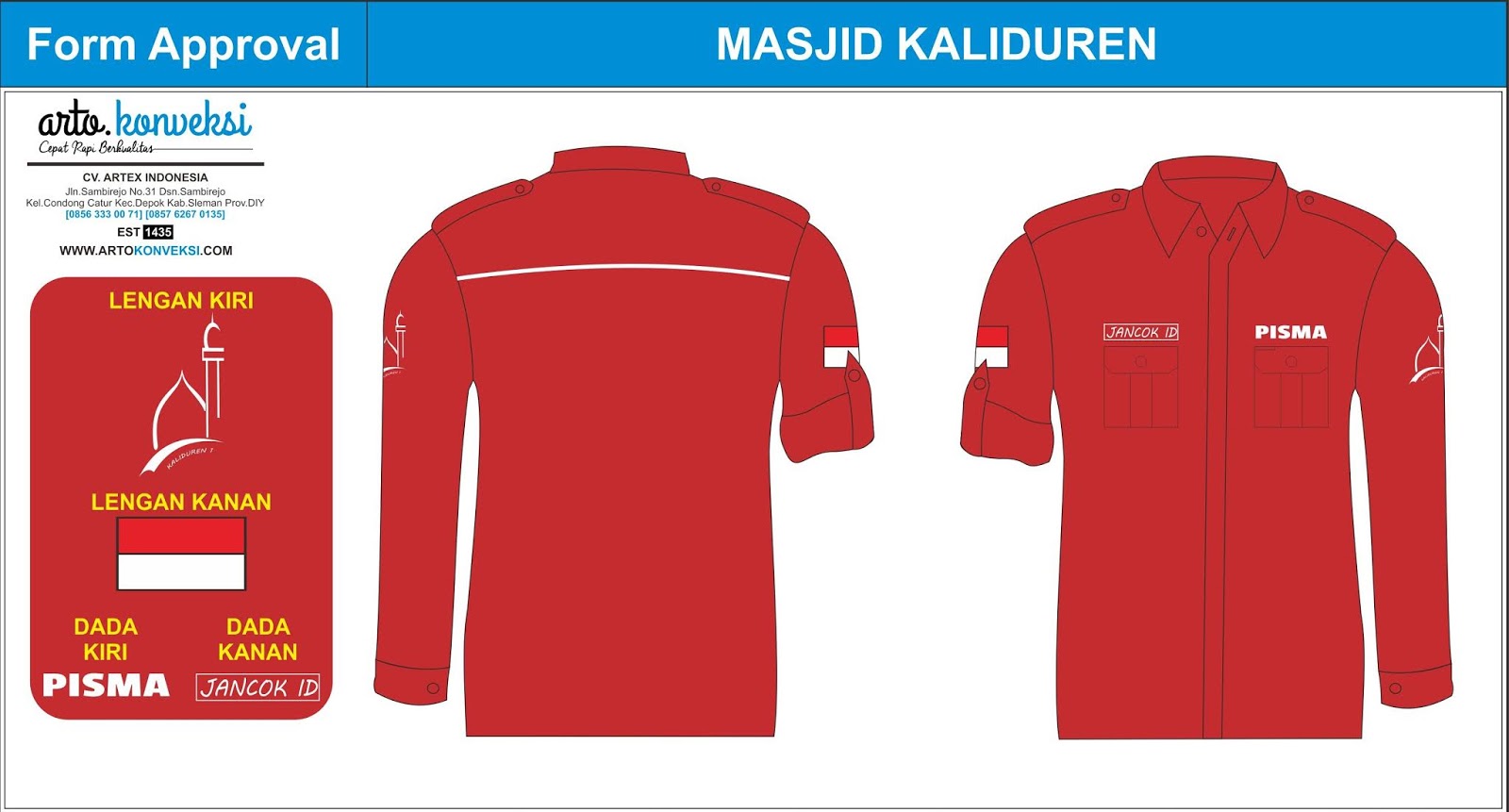 Detail Membuat Desain Kemeja Nomer 29