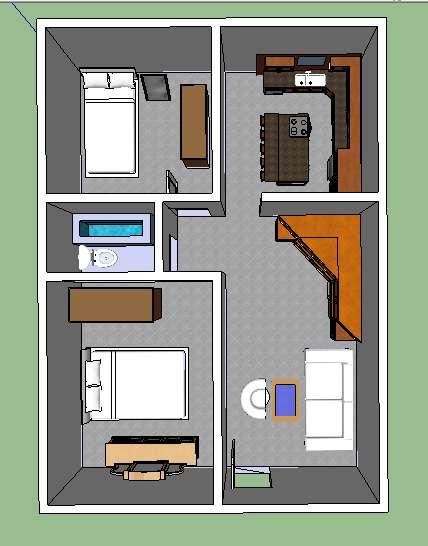 Detail Membuat Desain Rumah Dengan Sketchup Nomer 31