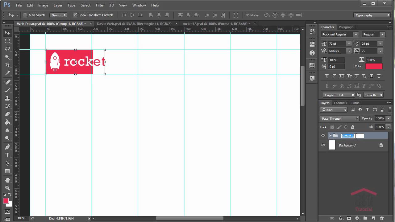 Detail Membuat Desain Web Menggunakan Photoshop Nomer 26