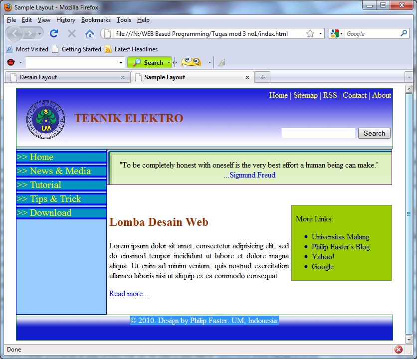 Detail Membuat Desain Web Sederhana Nomer 30