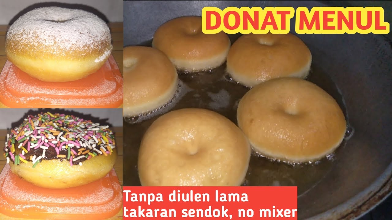 Detail Membuat Donat Tanpa Mixer Nomer 48